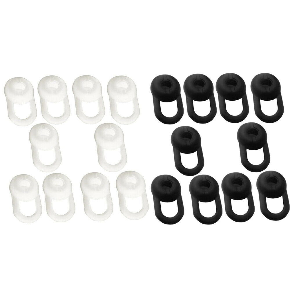 20 Pieces Wireless Bluetooth Headset Ear Gel, Bud Tip Gels Eargel Eartip Earbuds