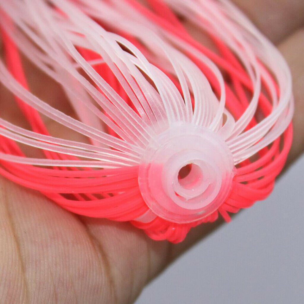 Fishing Jig Single Hooks Worm Shrimp Lures with Soft Rubber Skirt
