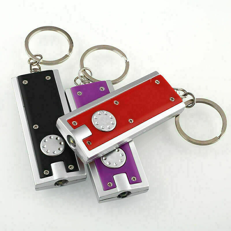 5Pcs Bright LED Camping Light Keyring Torch Key Chain  Flashlight Lam new