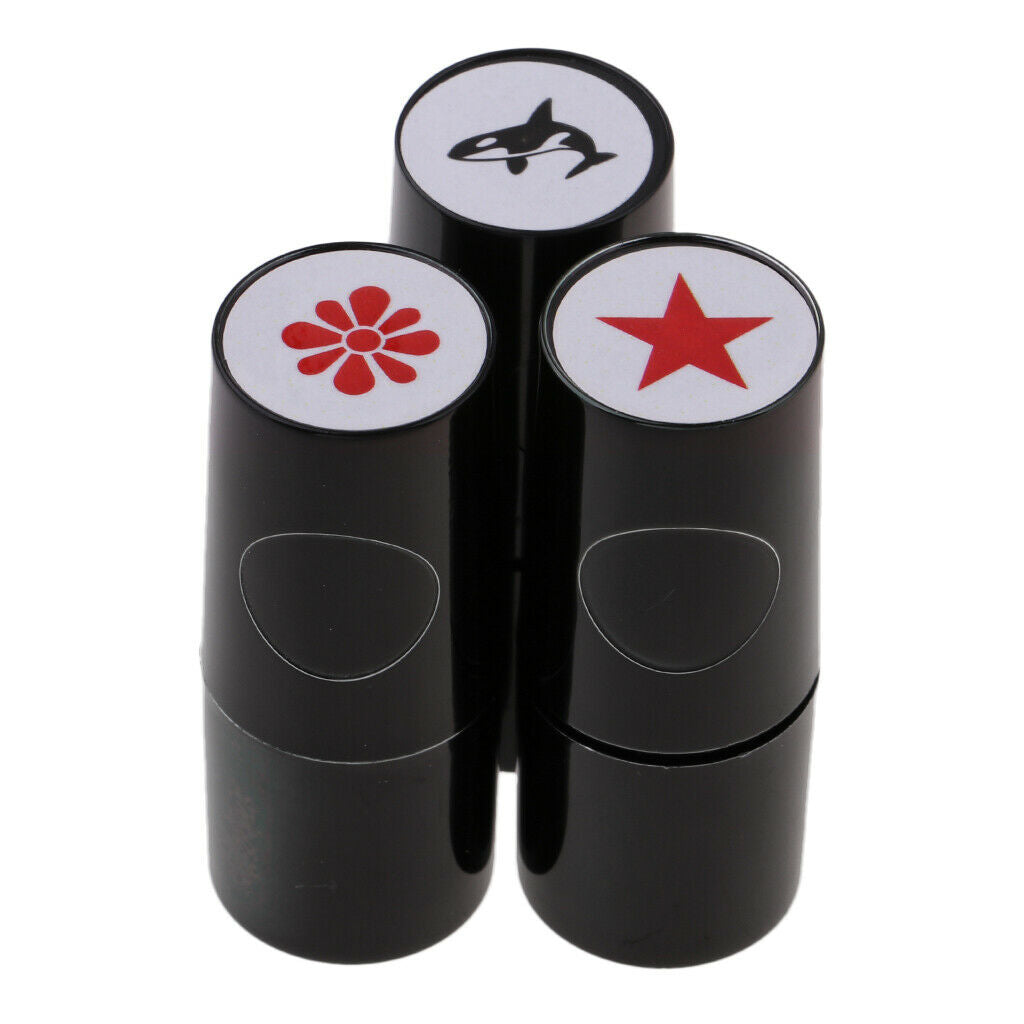 3pcs/Set Long Lasting Golf Ball Stamper 2.1cm/0.83 inch Golf Stamp Marker