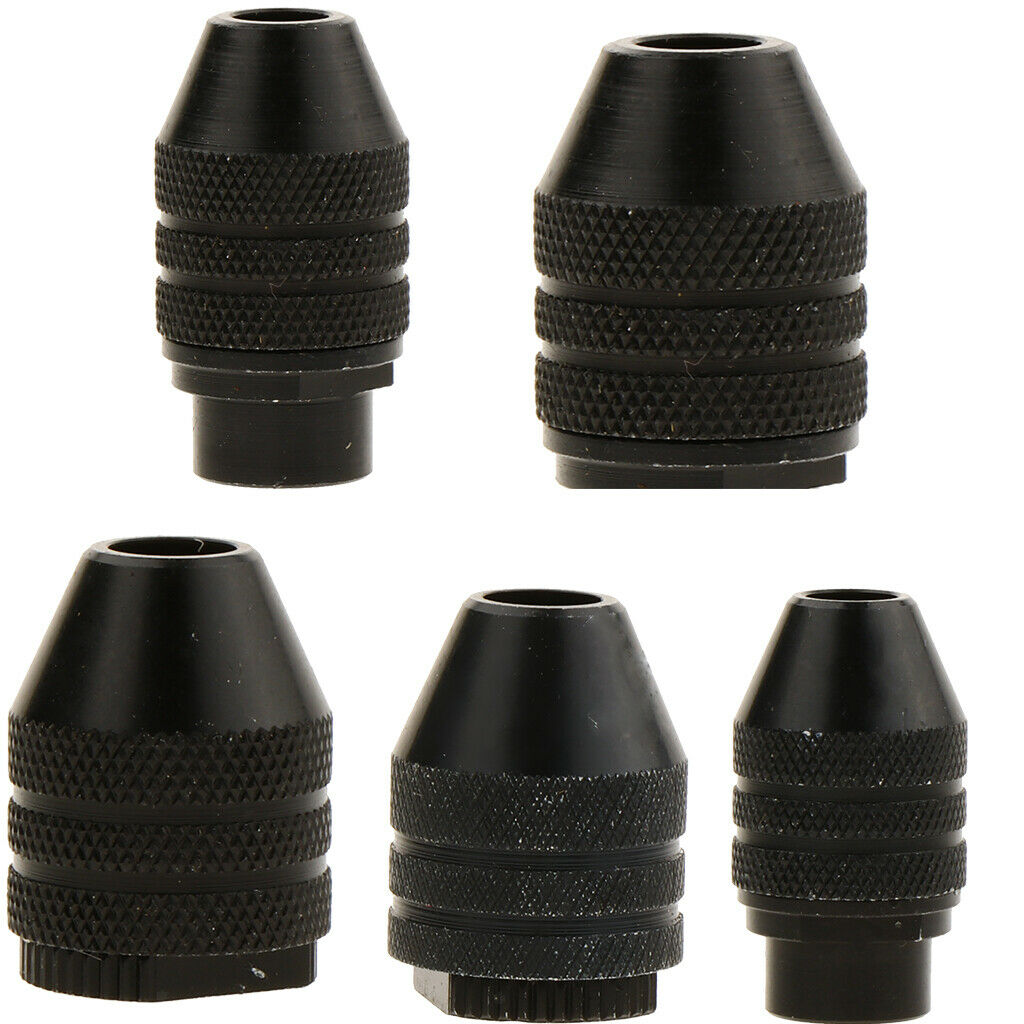 Steel Electric Motor Shaft  Chuck Fixture Clamp 0.3 3.2mm Drill Bit