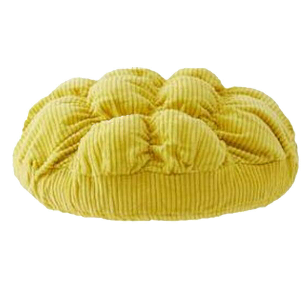 Kids Stool Cover Chair Seat Cushions Sleeve Protectors Round Yellow