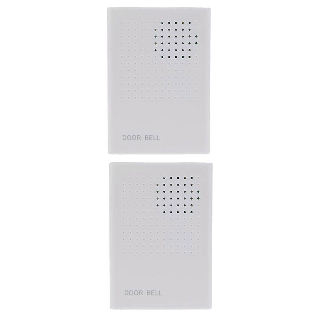 2pcs Universal Wired Doorbell Home Improvement Clear Sound Alarm Supporter