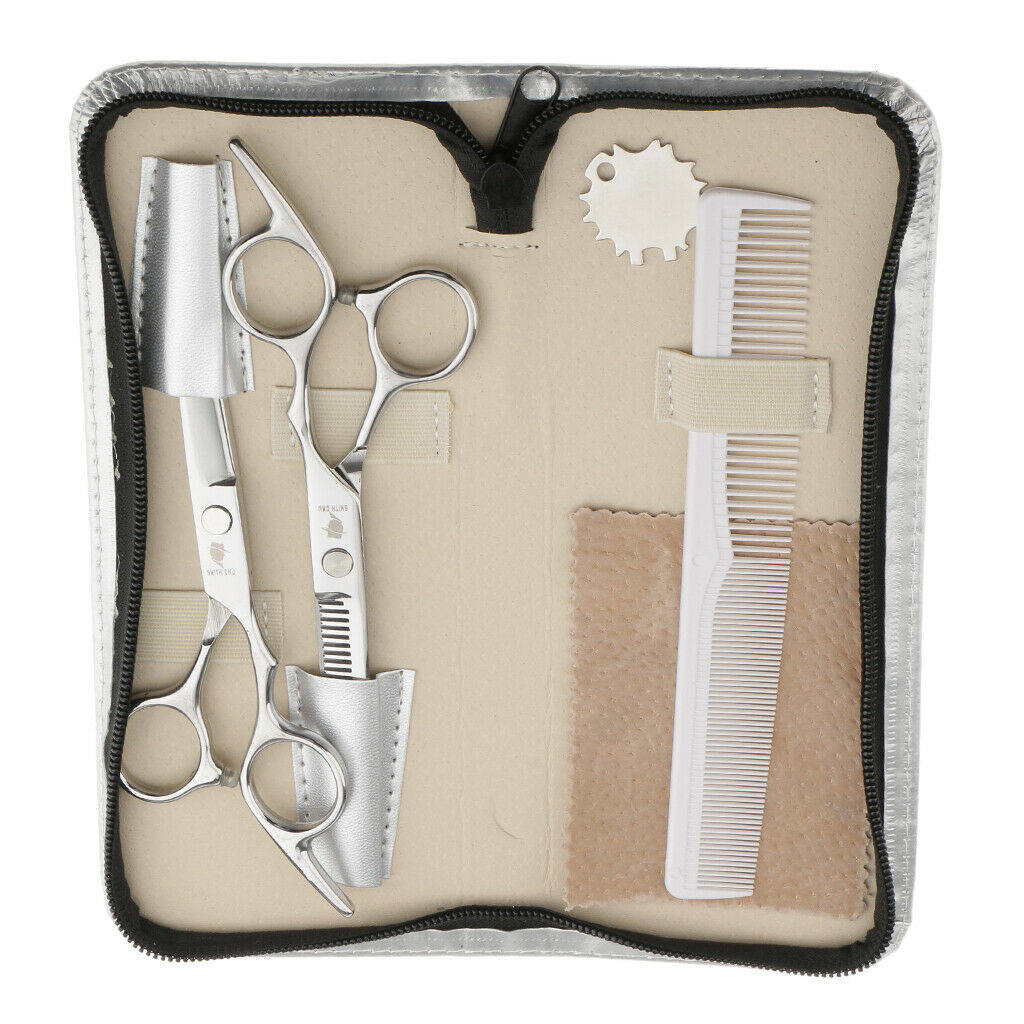 Pro Hair Cutting Shears/Scissors Barber Thinning/Texturizing Tool Comb Set
