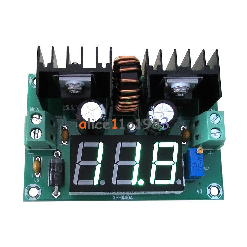 DC 4-40V to 1.25-36V Step Down PWM 8A Regulator Power Digital Display XL4016E1