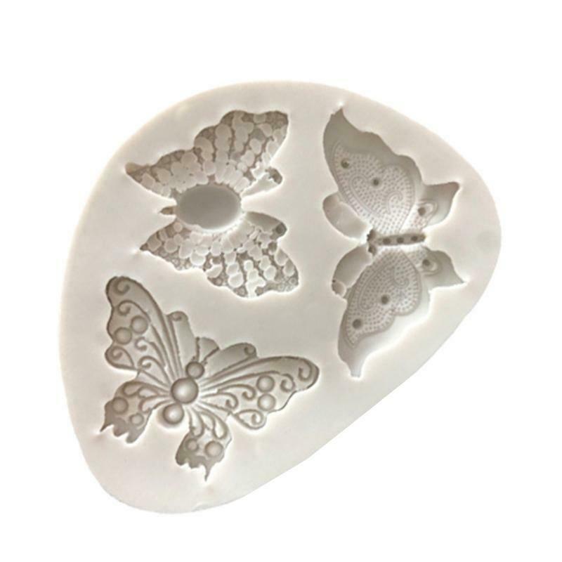 Butterfly Lace Fondant Silicone Mould DIY Baking Chocolate Cake Decoration Mold