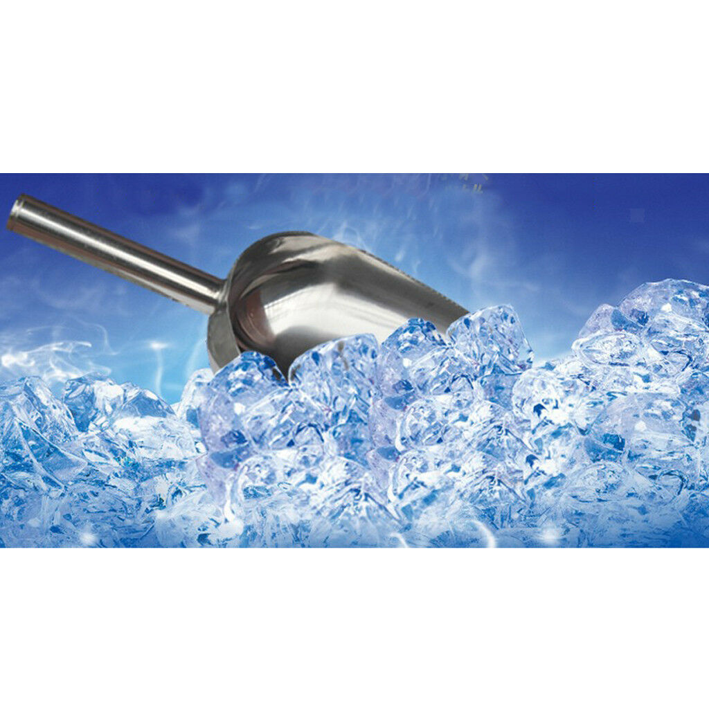 1pc Stainless Steel Ice Shovel Bar Buffet Wedding Sugar Party Coffee Scoops