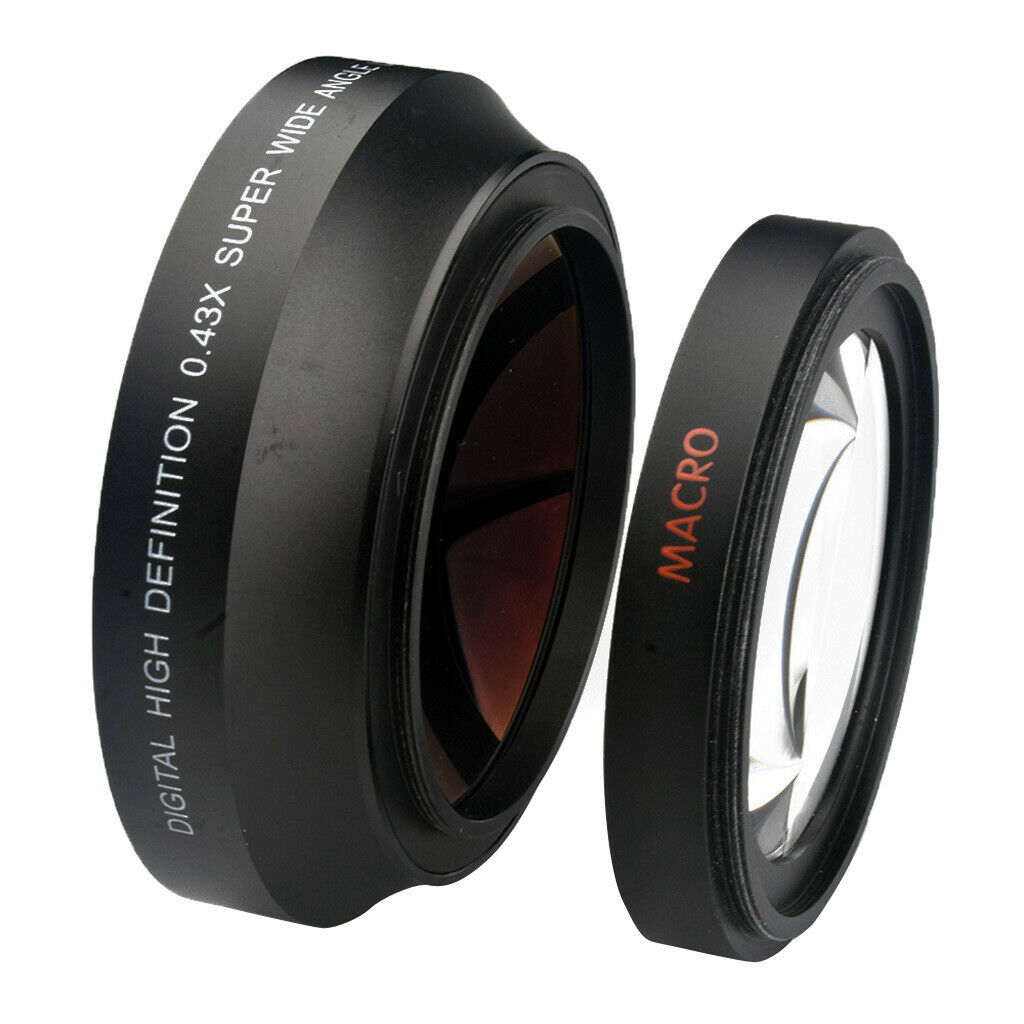 72mm 0.43x Wide Angle Lens with Macro for   HPX170 HMC150 DVX100