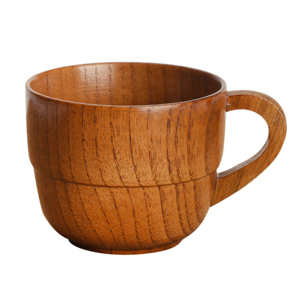 2pcs Wooden Tea Cup Wine Mug Coffee Mug Drinking Cup Camping Mug Tea Cup,
