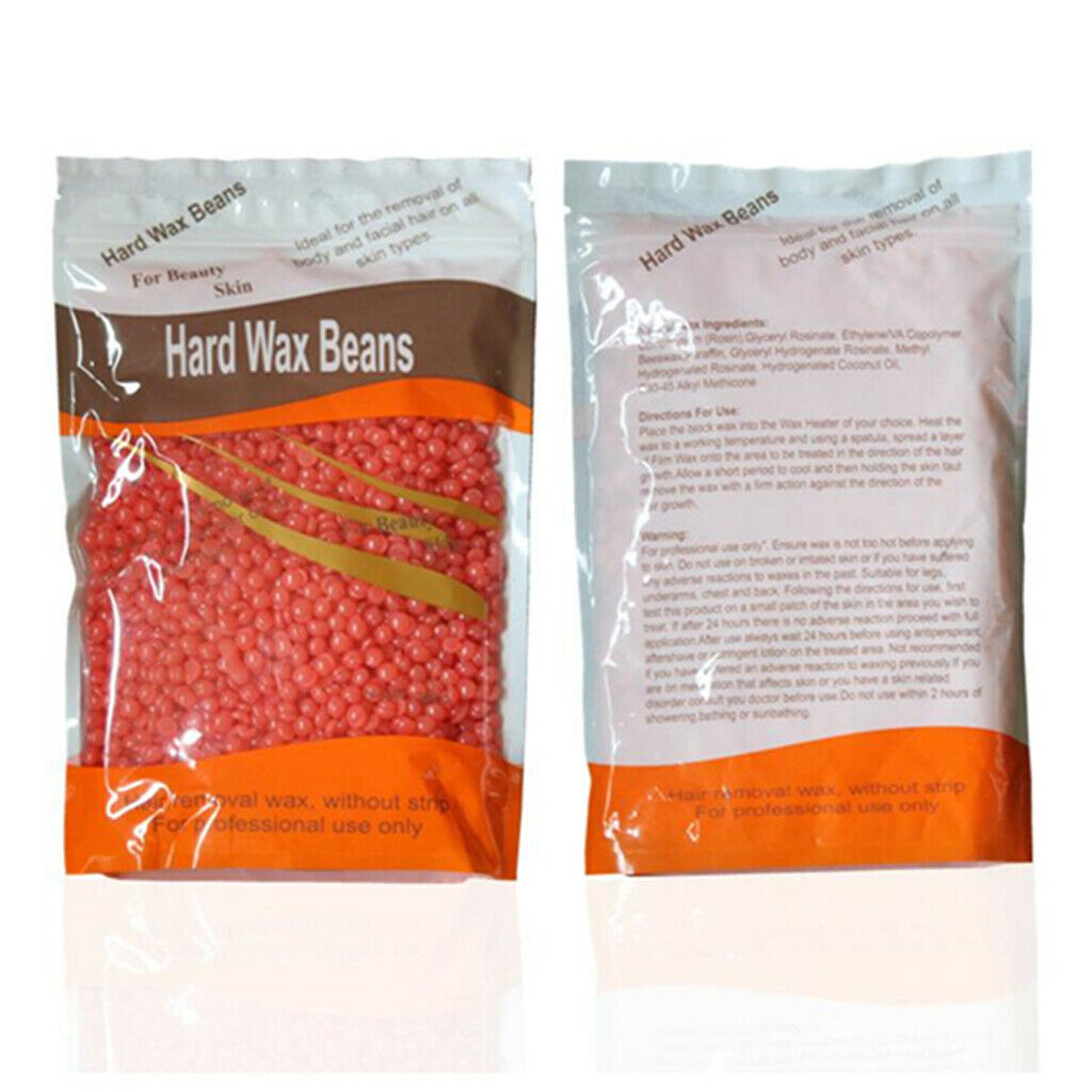 100g Hard Wax Bean Hair Removal Bikini Depilatory No Strip Pellet Strawberry