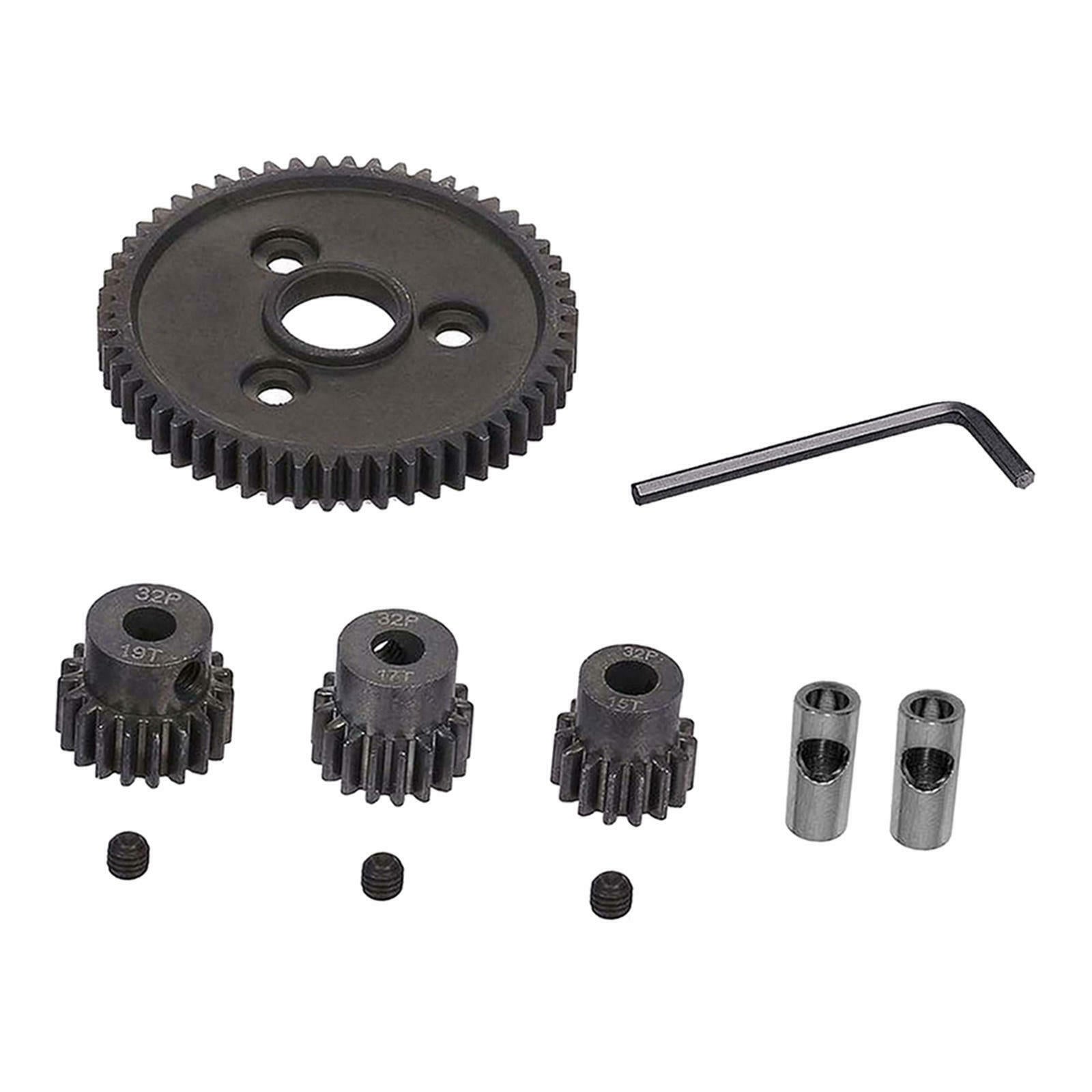 54T Spur Motor & 15T/17T/19T Pinions Gear Fits For Stampede 4x4 VXL Parts