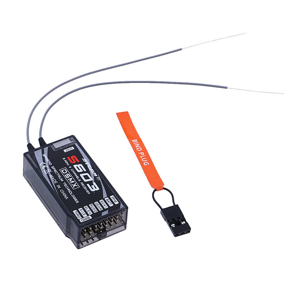 2pcs  S603  /  RX 7CH 2.4GHZ Full Range Aircraft Receiver