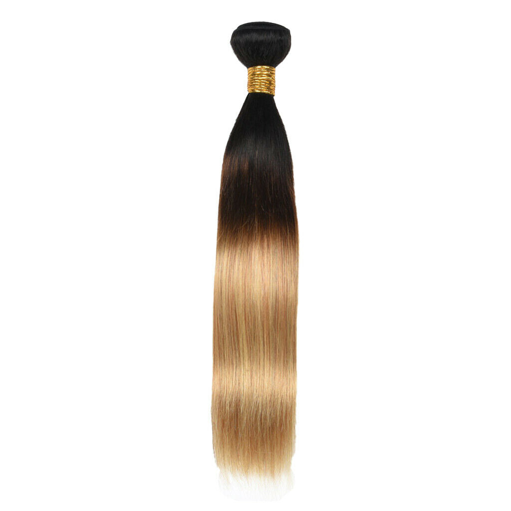 1 Piece 12'' Inches Human Hair Extension Bundle, 100%  Human Straight Hair ,