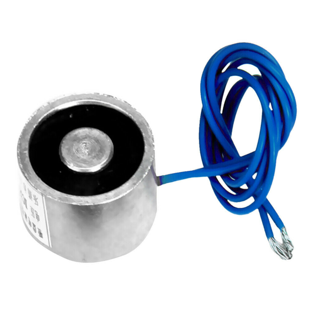 12V DC Electric Lifting Magnet Electromagnet - Solenoid Lift Holding (25N) -