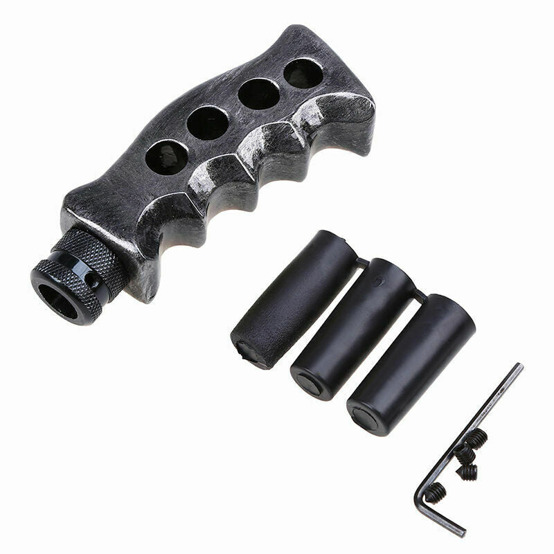 Grey Universal Car Auto Gun Grip Gear Manual Shift Knob Shifter Handle Lever
