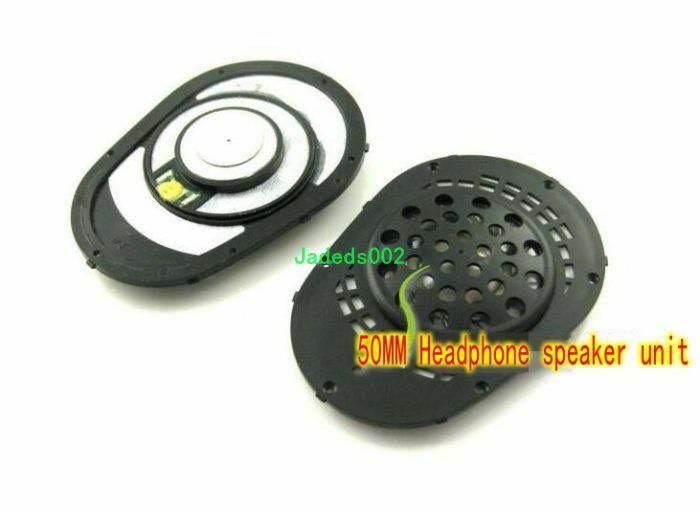 2pcs 50mm Neodymium Headphone speaker headset earphones DIY upgrade HIFI