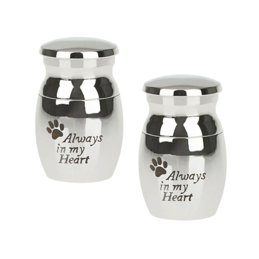 2pcs Always in My Heart Cremation Package Urgent Currency Pendant