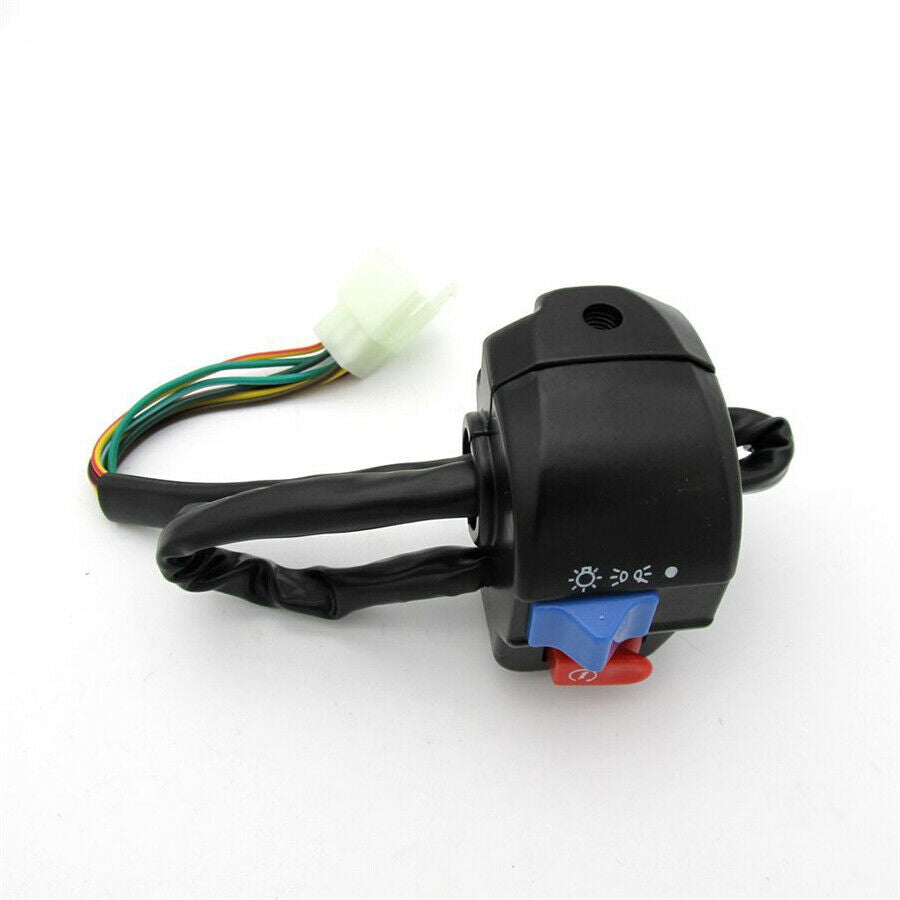 2Pcs 7/8" Motorcycle Scooter Handlebar Multi-Functions ON OFF Switch Controller