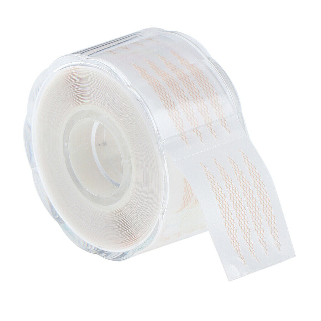 2 Rolls of 440pairs Oval Invisible Fiber Strips Double Eyelids Lift Tapes