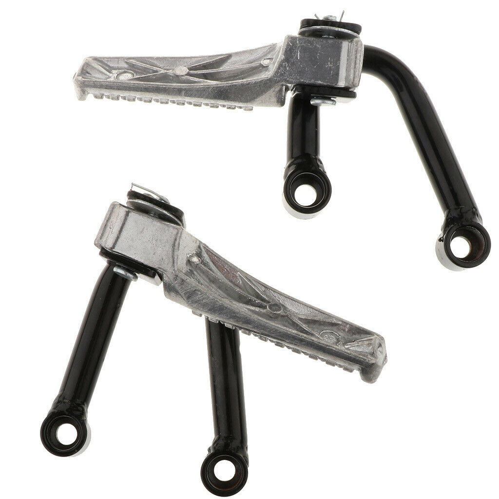 Pair   Universal   Motorcycle   Foot   Pegs   Bracket   Foot   Rests   Fit   for