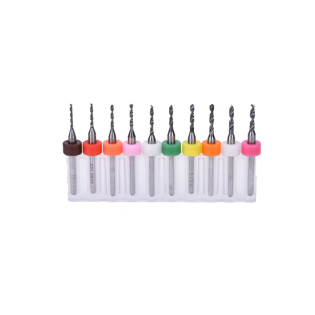 10Pcs DIY 1.1mm-2.0 mm PCB Print Circuit Board Carbide Micro Drill Bits Tool Pb