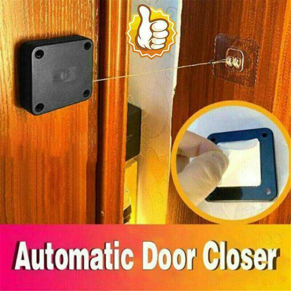 UK Punch-free Automatic Sensor Door Closer Home Office Doors Off