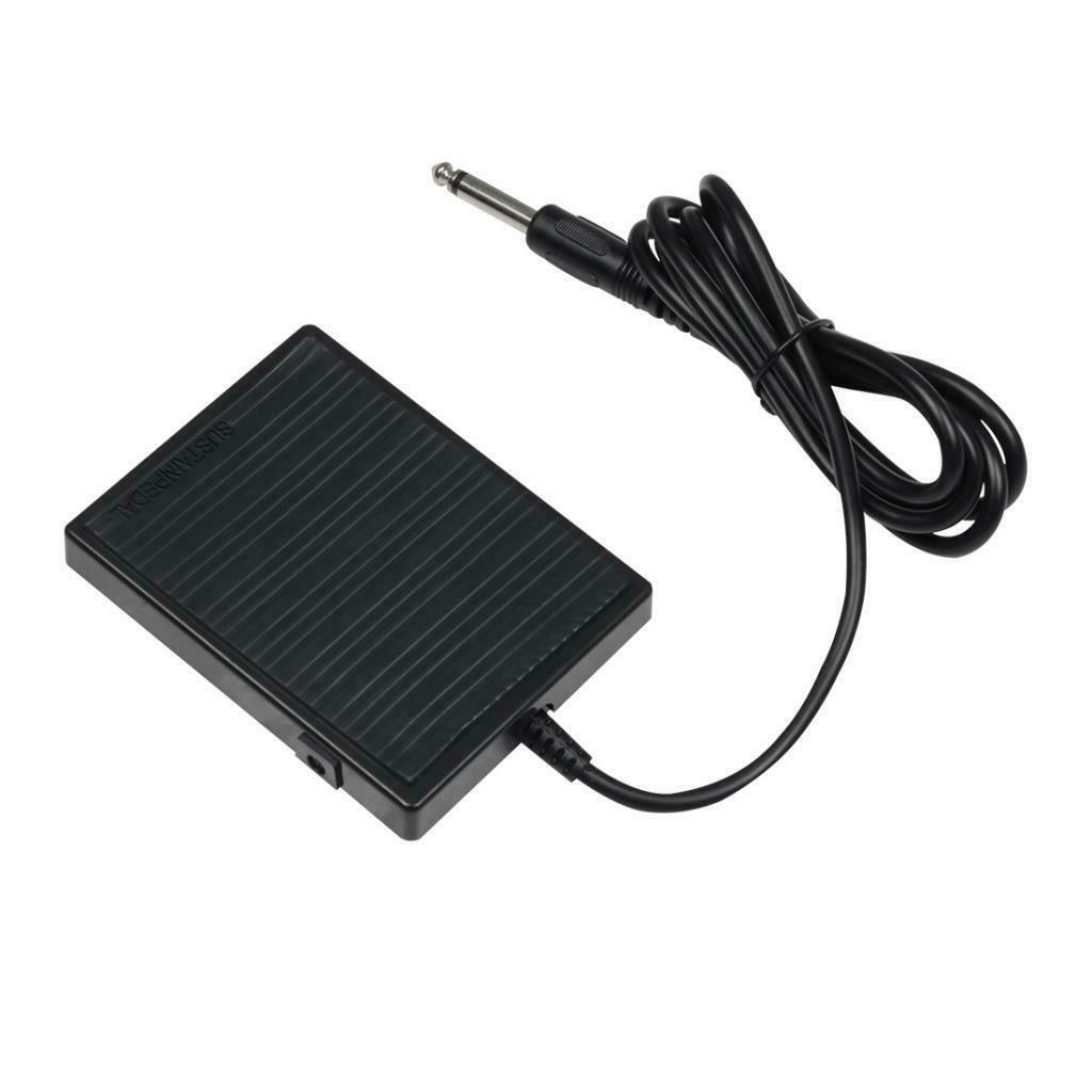 Universal Sustain Pedal Foot Damper Pedal for Keyboard Electronic Drum Black