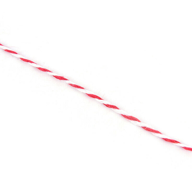 100m/roll Cotton Bakers Twine String Cord Christmas Gift Packing Decor Cr kp XC