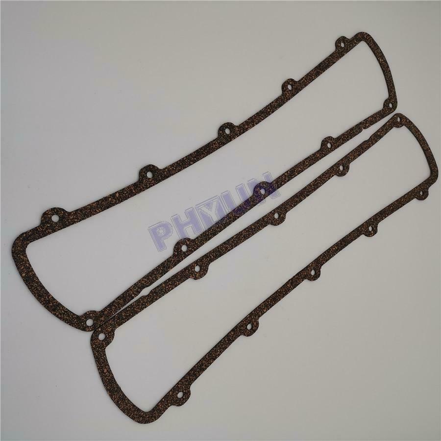 2x Rubber Valve Cover Gasket For Oldsmobile 260 307 330 350 400 403 425 455 V8s
