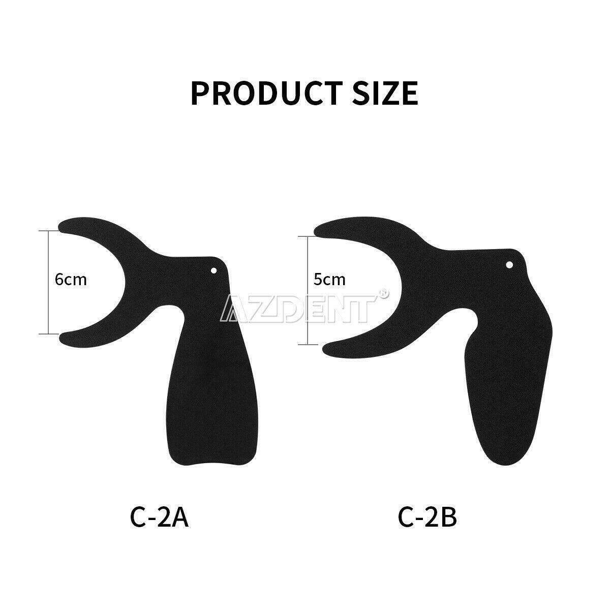 6pcs Dental Photo Contrast Set Kit Black Background Board Photography Contraster