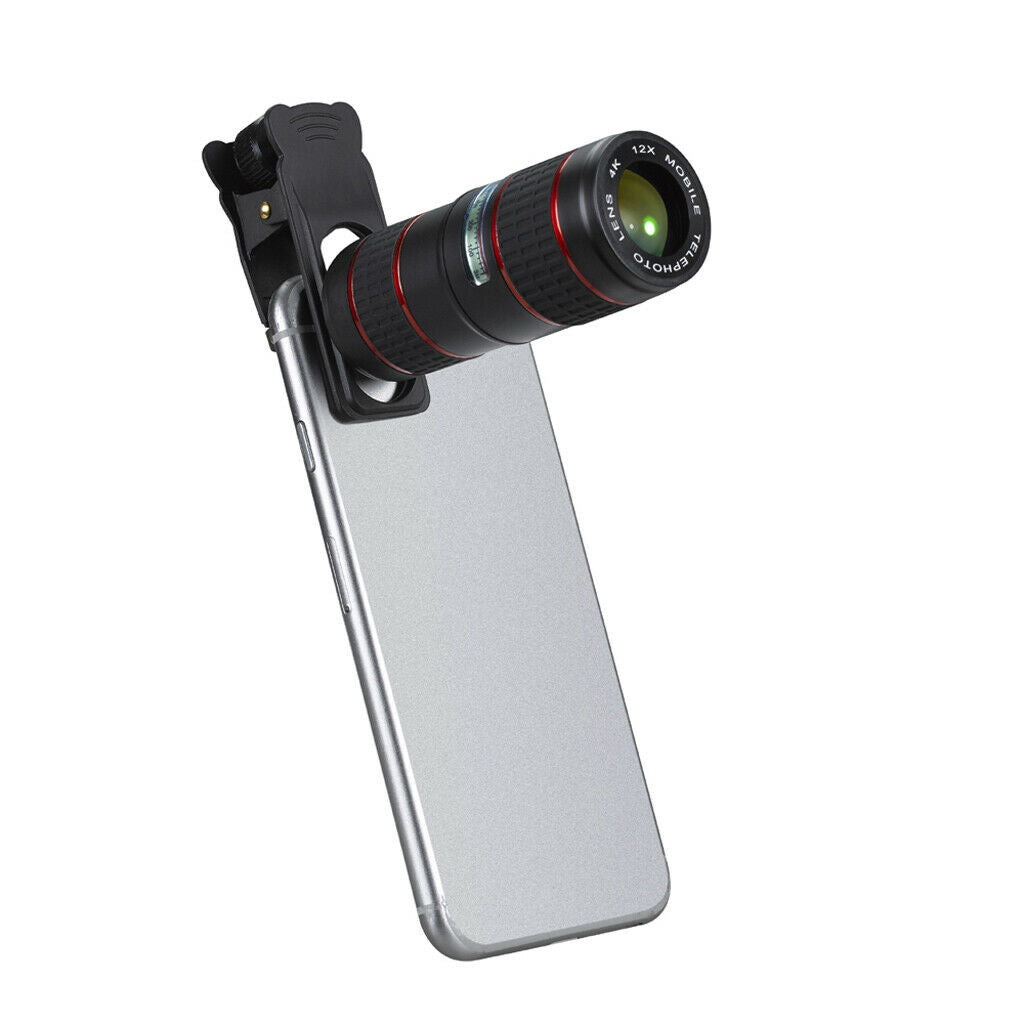 12x Optical  Lens Telescope Telephoto Clip On For Mobile Cell Phone