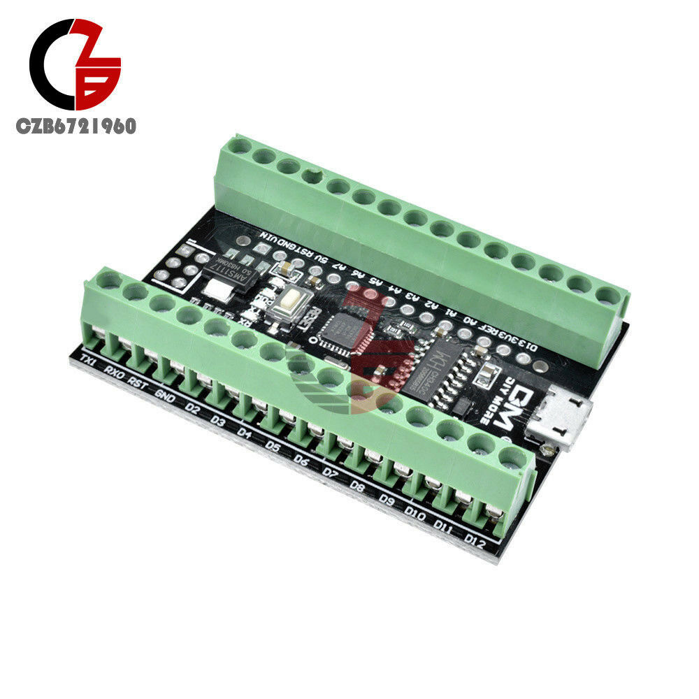 Atmega328P Nano3.0 CH340 USB Driver+Terminal Adapter Expansion Board 2 in 1
