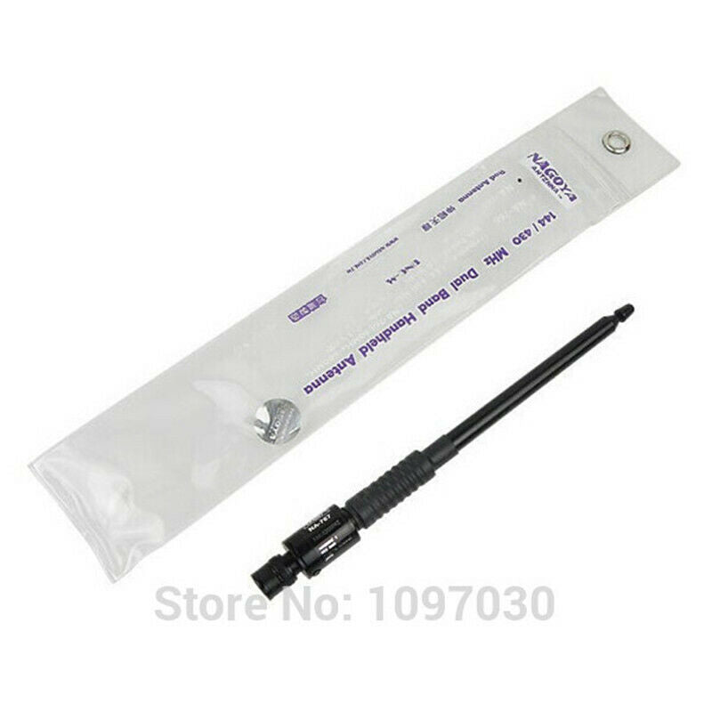 2pcs Nagoya NA-767 BNC 144/430Mhz 2.15/3.0dB 10W Telescopic Antenna HT/Scanner