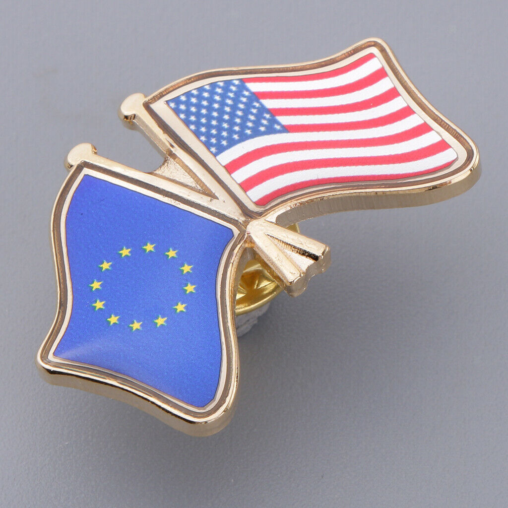 Souvenir Country Flag Badge National Pride Flag Badge Brooch Unisex Gifts,