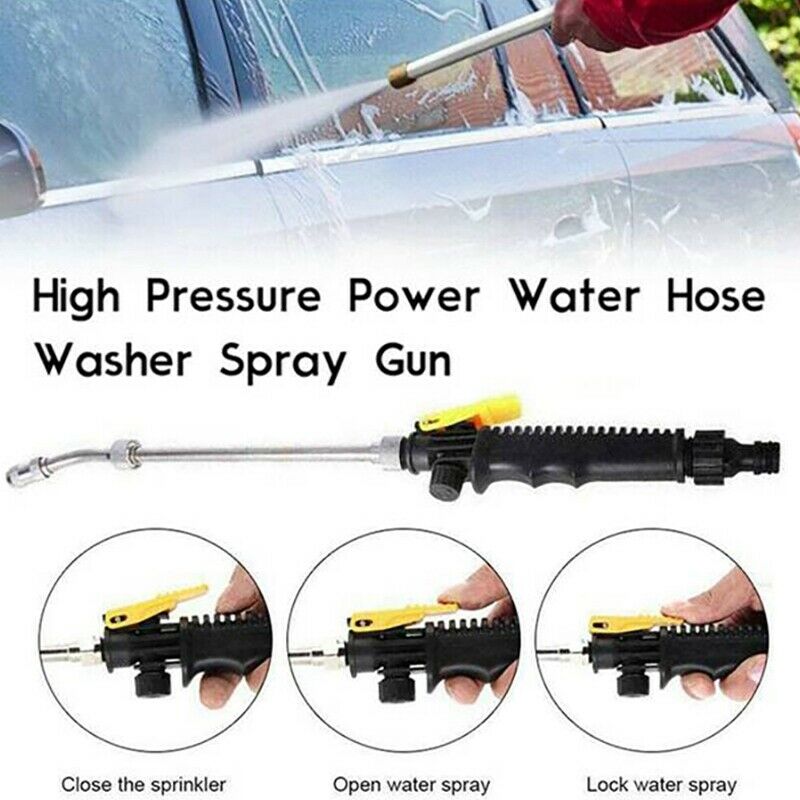 4X(2 in 1 Wash High Pressure Washer Cleaning Lance Portable Cleaner Nozzle Y1A3)