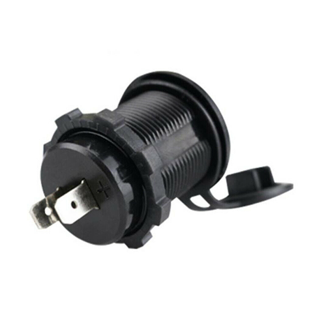 Fast Dual USB Socket Adapter Car Charger Motorcycle Scooter Power Supply