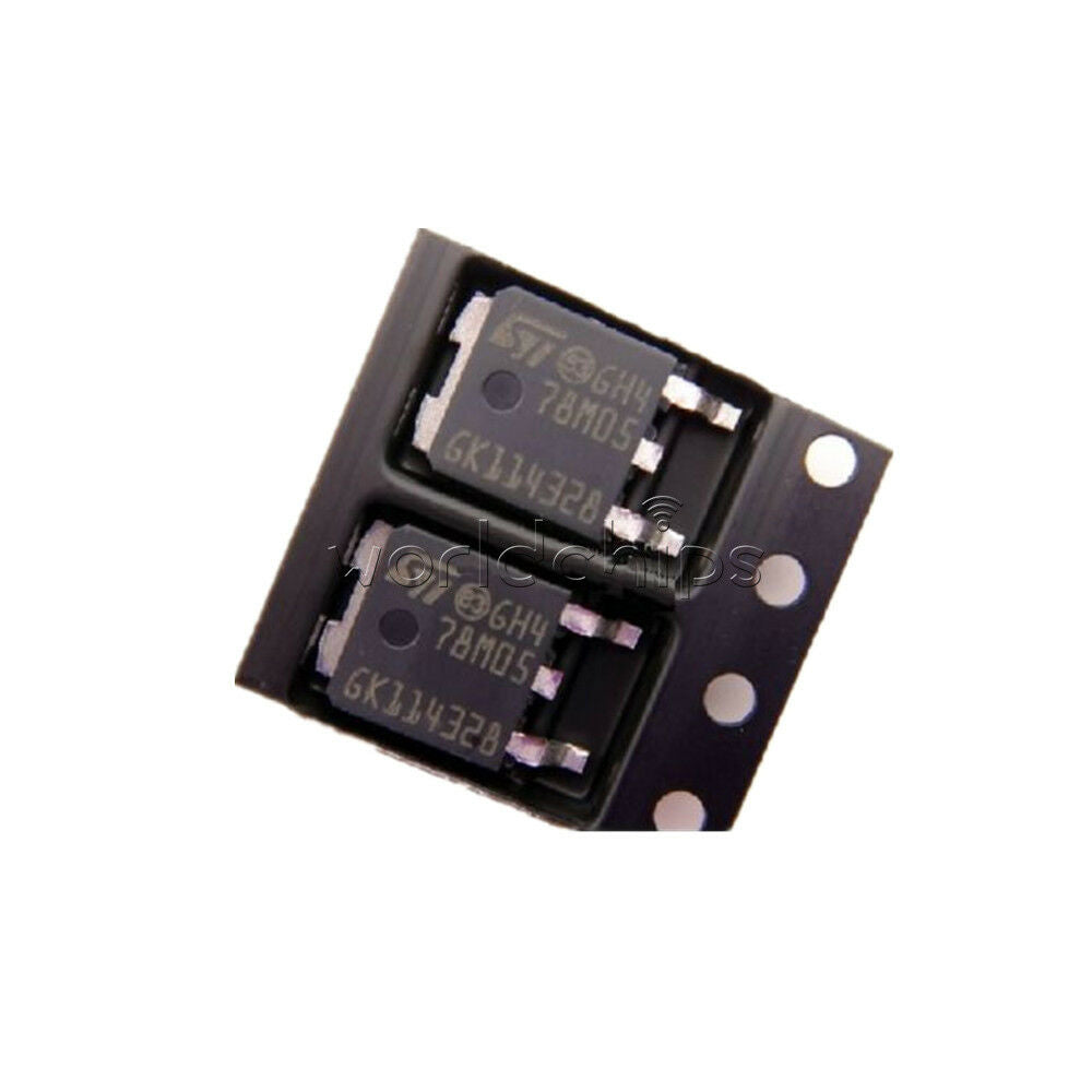 50PCS 78M05 L78M05 ST TO-252 SMD Voltage Regulator IC TOP