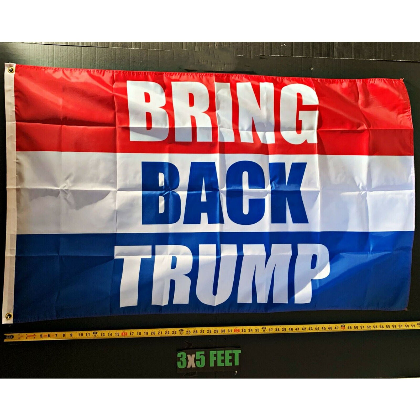 Donald Trump Flag Desantis 2024 Bring Back Trump Sign 3x5'
