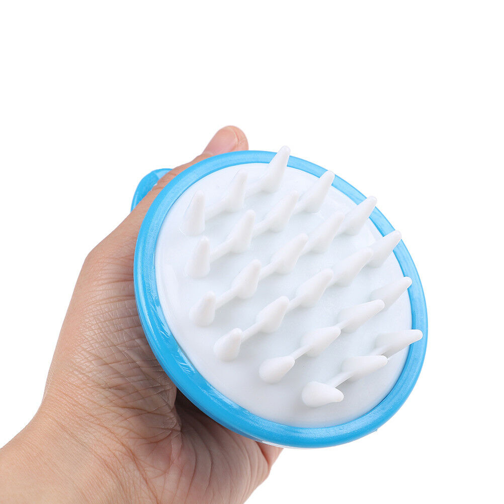 Silicone Shampoo Brush Hair Scalp Cleansing Massage Brush Soft Silicone ^.l8