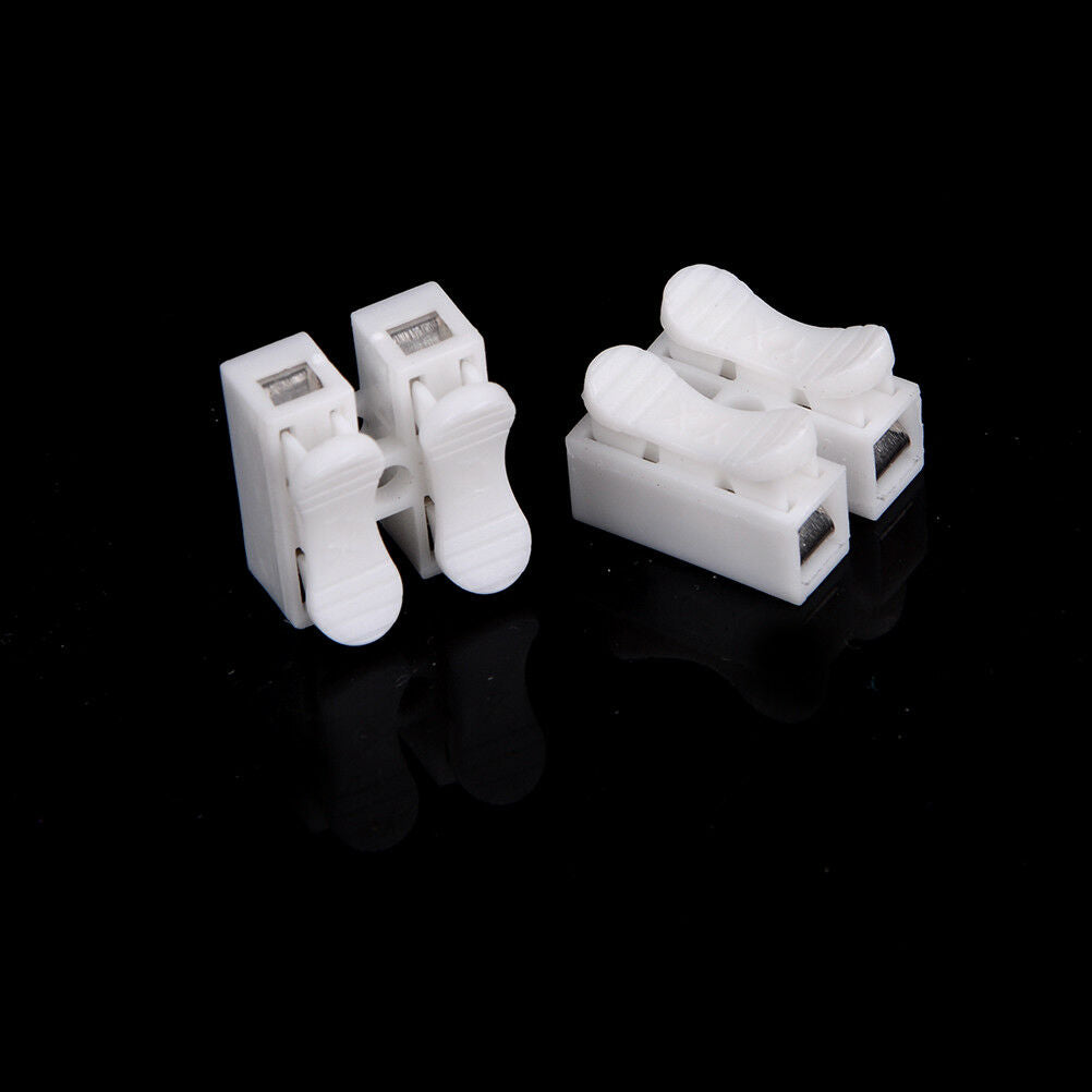 10X Electrical Cable Connectors Quick Splice Lock Wire Terminals Self Lock.l8