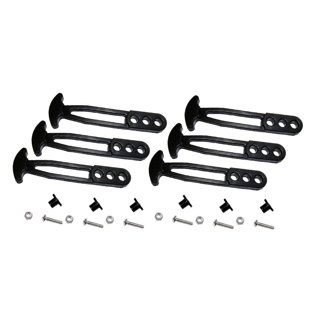 6 Pieces Strap Bungee Cord Holder Tie Down Strap Ladder Yacht Spare Part