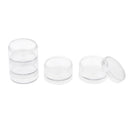 Storage Stackable Interlocking Clear Containers 5 Layers Round Plastic Jars For