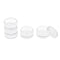 Storage Stackable Interlocking Clear Containers 5 Layers Round Plastic Jars For