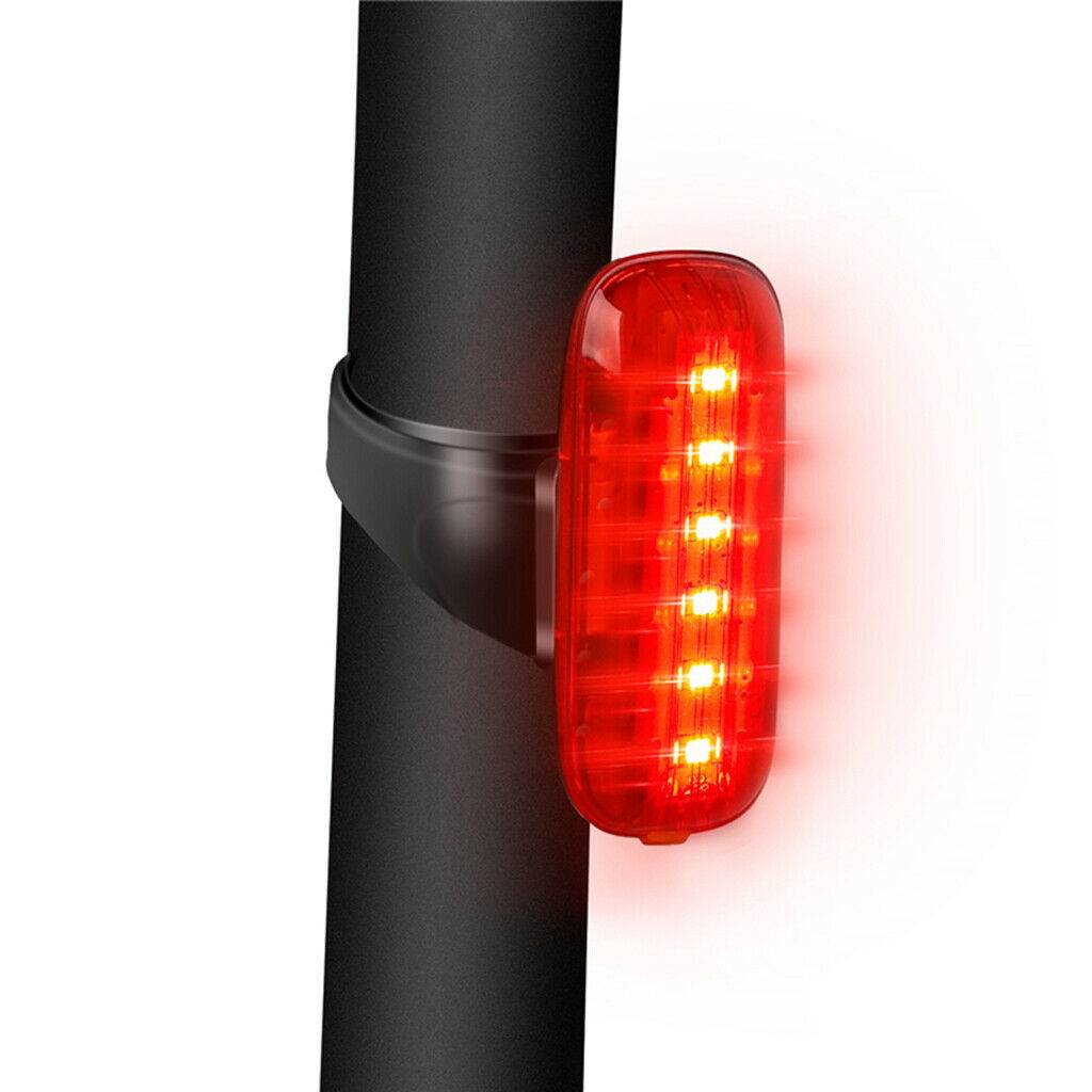 1Pcs LED Bike Brake Light Sensor Bicycle Rear Light 500mAh USB Bicycles