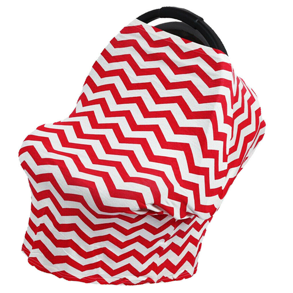 Baby Car Seat Nursing Covers Breastfeeding Cover Carseat  Red Wave