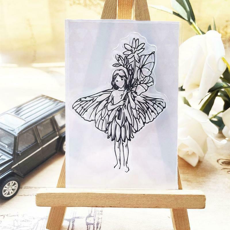 Fairy Silicone Clear Seal Stamp DIY Scrapbooking Emboss Photo Album Decorative