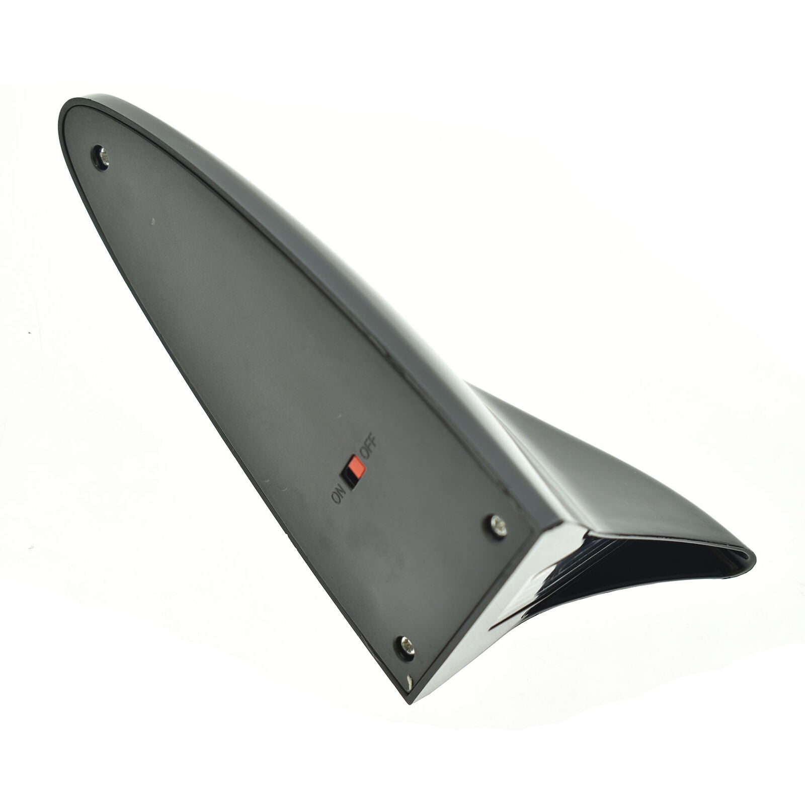 Black Universal Shark Fin Roof Antenna Aerial Radio Signal Decoration Car Trim