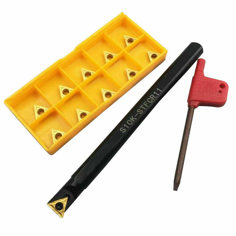 91° S10K-STFCR11 Internal Turning Tool Holder Boring Bar+TCMT110204 BP010 insert