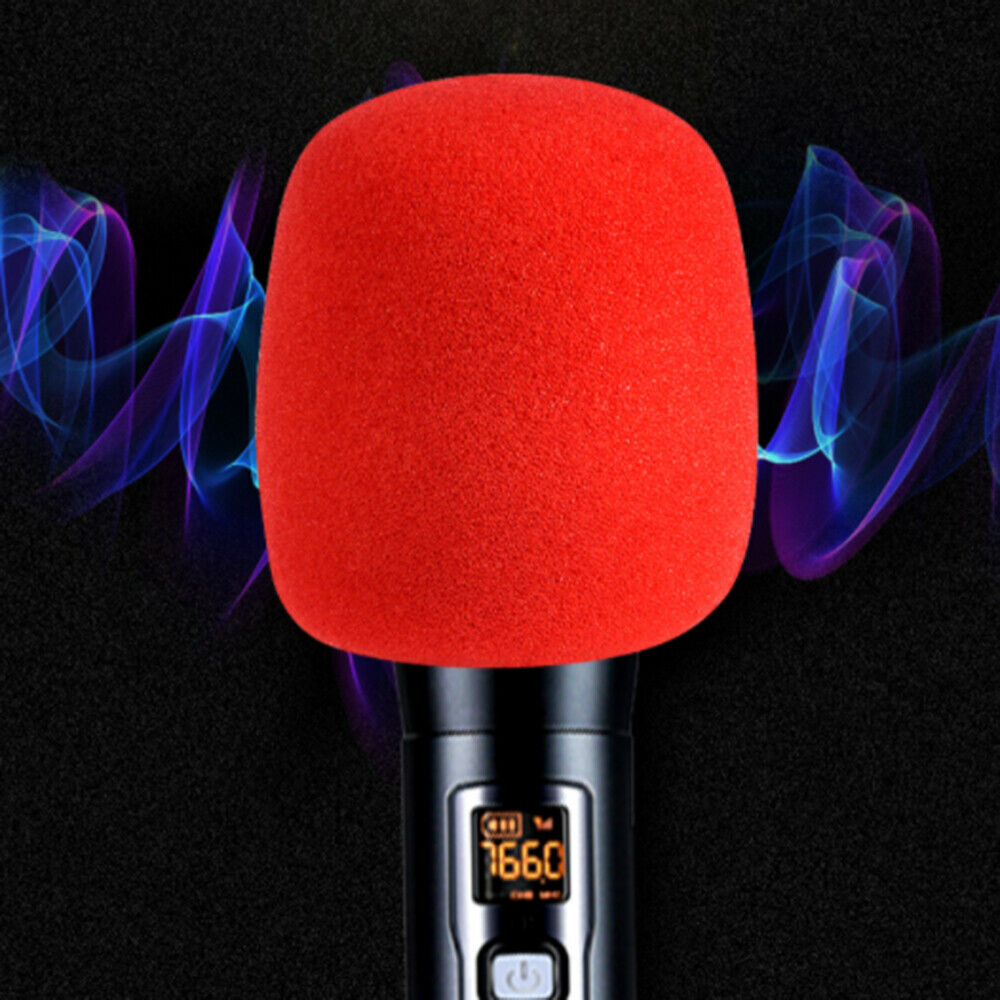 5Pcs Microphone Sponge Cover Household KTV Windproof Sponge Filter Cover