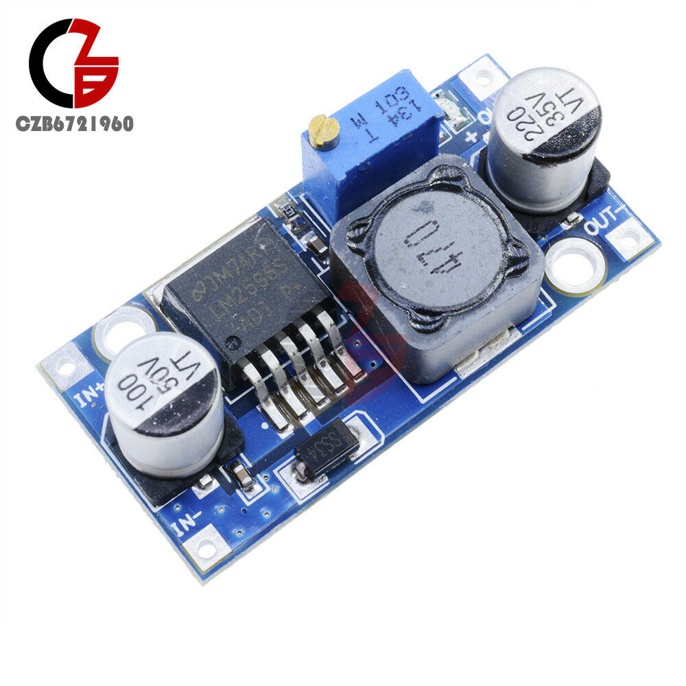 2PCS LM2596 DC-DC buck adjustable step-down Power Supply  Converter module